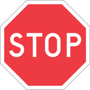 Vägmärke B2 – Stopplikt