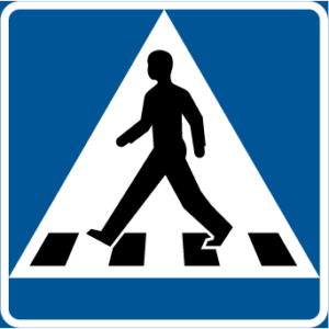 Vägmärke B3 – Övergångsställe