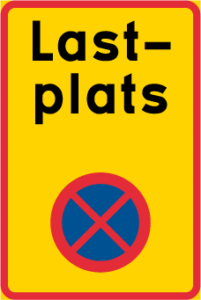 Vägmärke C40 – Ändamålsplats